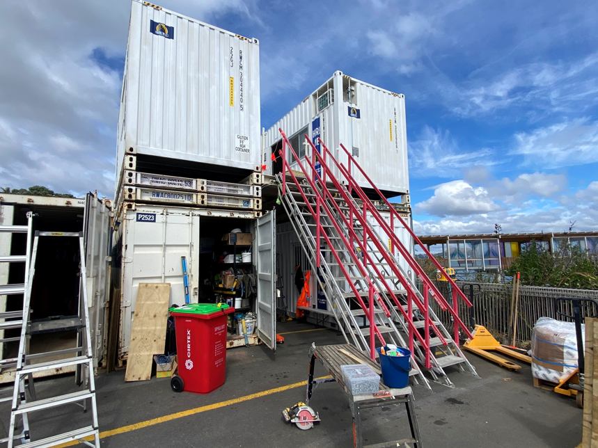 Container Worksite Solution Keeps Ferry Commuters Moving | Royal Wolf ...